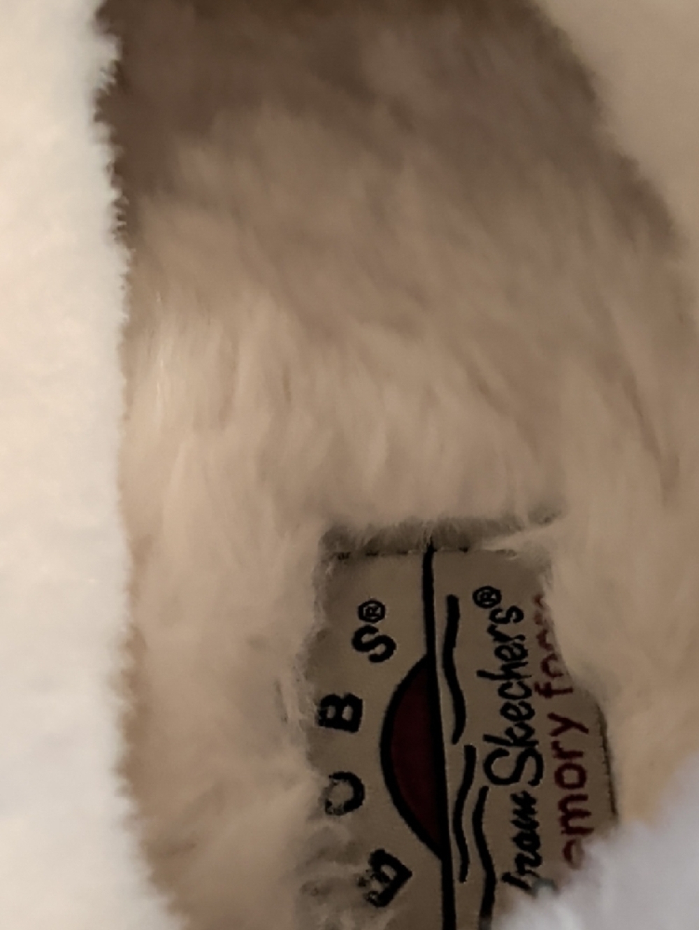 Sketchers Keepsakes Ice Angel Cable Knit Faux Fur Clogs Size 7 New - Picture 10 of 10